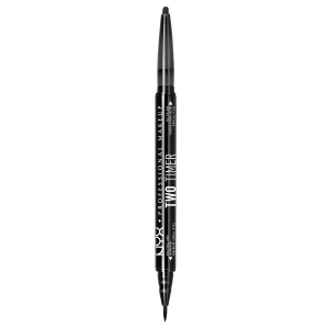 Підводка NYX Professional Makeup Two Timer - Dual Ended Eyeliner 01 Black 0.2 + 1 г (800897824440)