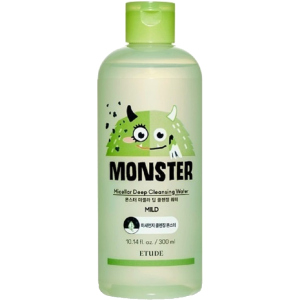 купить Мицеллярная вода Etude House Monster Micellar Deep Cleansing Water с экстрактом алоэ вера 300 мл (8809667995580)