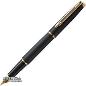 Ручка перьевая Waterman Hemisphere Matte Black FP Синяя Черный корпус (12 003) в Харькове