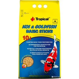 хороша модель Корм Tropical Koi&amp;Goldfish Basic Sticks для ставкових риб у паличках 10 л (5900469406762)