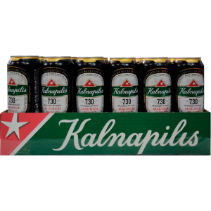 Упаковка пива Kalnapilis 7.30 світле фільтроване 7.3% 0.568 л x 24 шт (4770477223696G) в Харкові