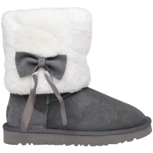 Уггі UGG Classic Short Fur Bow 117013 41 Grey в Харкові