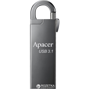 Apacer AH15A 128GB USB 3.1 Ashy (AP128GAH15AA-1) краща модель в Харкові