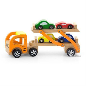 Игрушка Viga Toys "Автотрейлер" (50825) (6934510508258) лучшая модель в Харькове