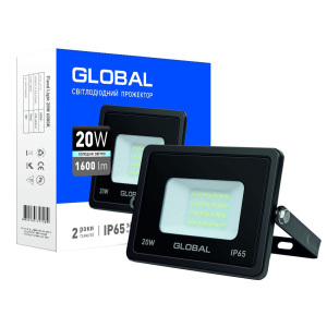 Прожектор Global LED Flood Light 20W 6000K (1-GBL-02-LFL-2060) лучшая модель в Харькове