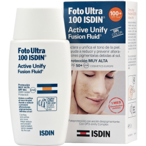 Флюїд Isdin Foto Ultra Active Unify/Fusion Fluid Sin Color SPF 50+ 50 мл (8470001710529) ТОП в Харкові