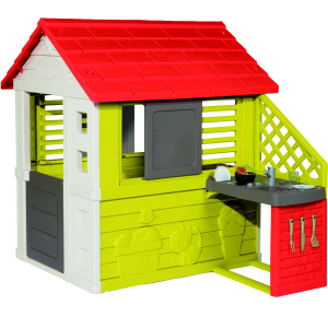 Будиночок Smoby Toys Сонячний з літньою кухнею (810713) (3032168107137) ТОП в Харкові