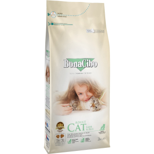 Сухий корм для кішок BonaCibo Adult Cat Lamb&Rice з м'ясом ягняти і рисом 5 кг (BC405666) краща модель в Харкові