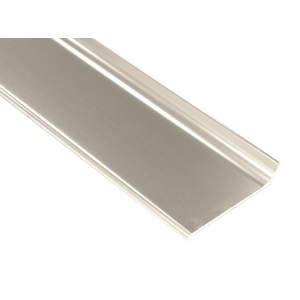 Алюмінієвий плінтус Profilpas Metal line 90 висота 60 мм полірований титан (Metal Line 90/6 TSF) ТОП в Харкові