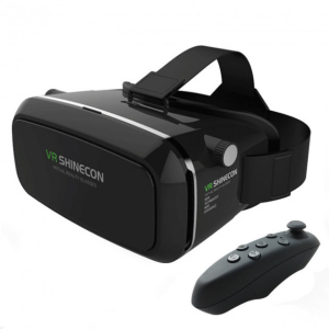 Окуляри віртуальної реальності VR BOX Shinecon із пультом Чорні краща модель в Харкові