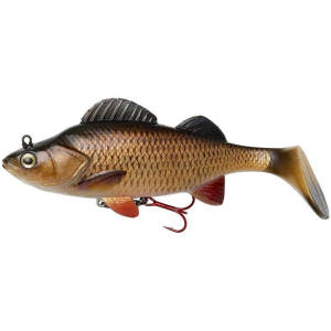 купить Воблер DAM Effzett Natural Perch Paddle Tail 140 мм 47 г (chub) SU Золотисто-черный (60202)